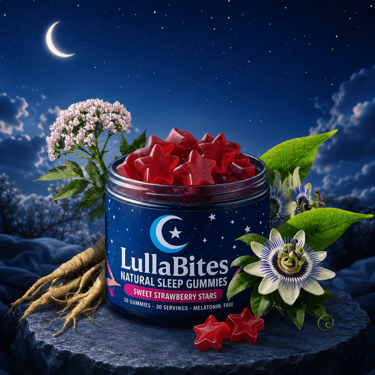 60 Gomitas LullaBites Melatonina - Tateline