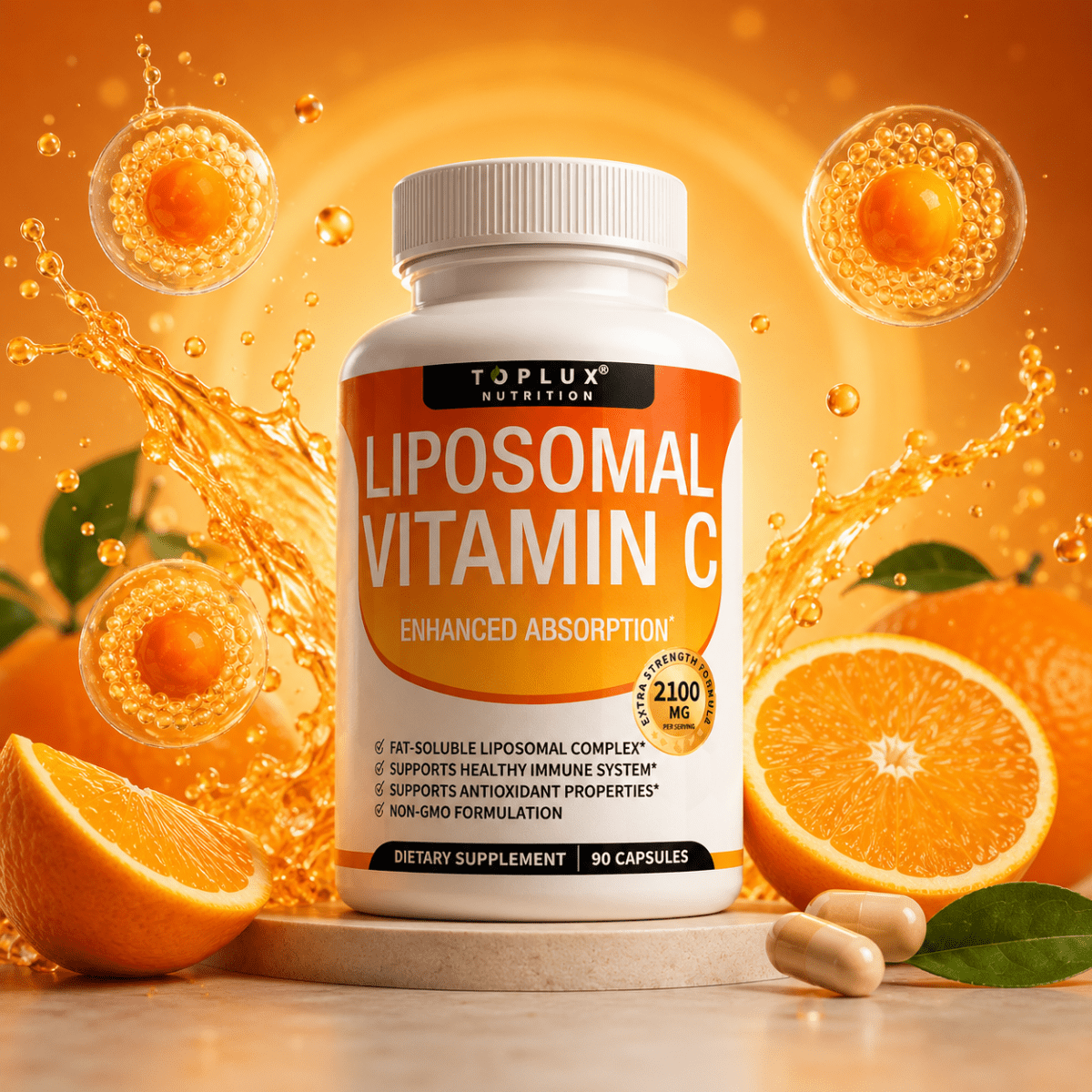 Vitamina C Liposomal | Toplux - Tateline