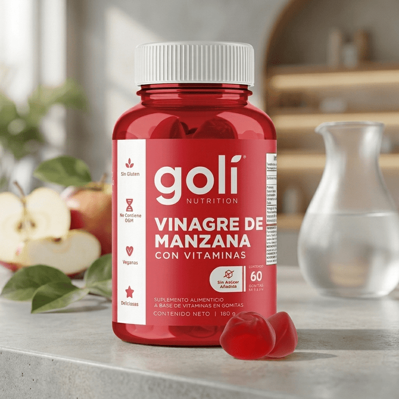 60 Gomitas Goli Vinagre de Manzana
