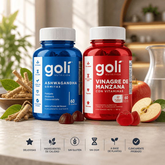 Combo Gomitas Goli Ashwaganda | Vinagre de Manzana - Tateline
