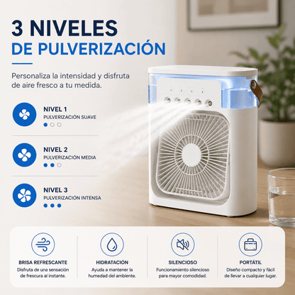 Ventilador Enfriador y Humidificador 3 en 1 - Tateline