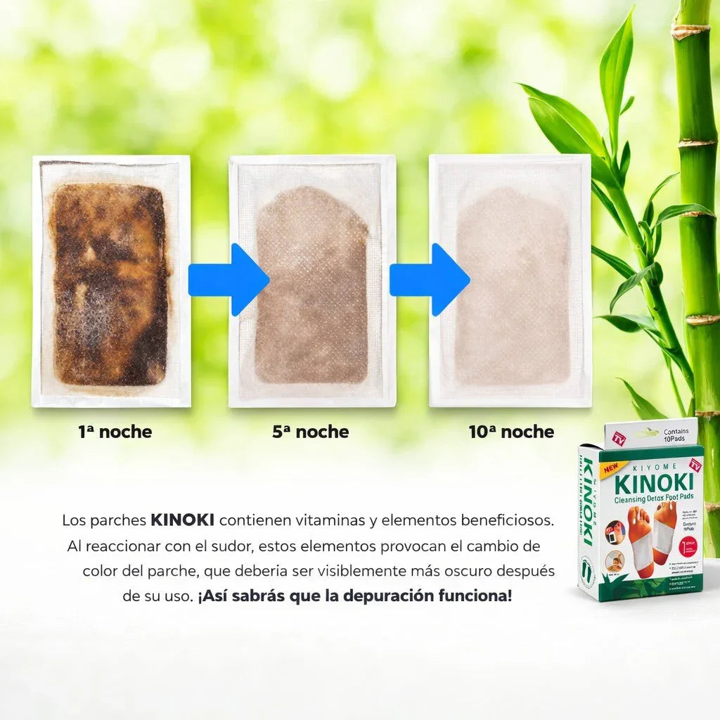 100 Parches KINOKI desintoxicantes - Tateline