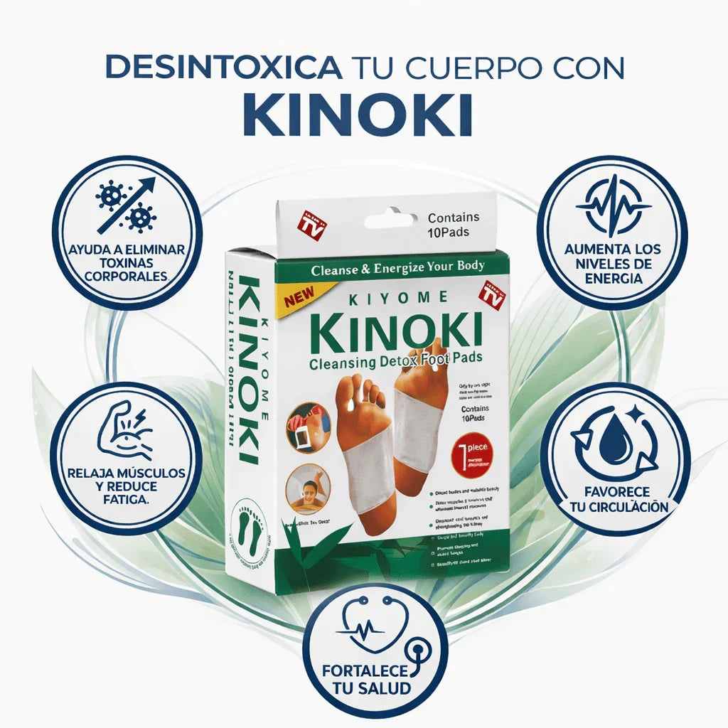100 Parches KINOKI desintoxicantes - Tateline