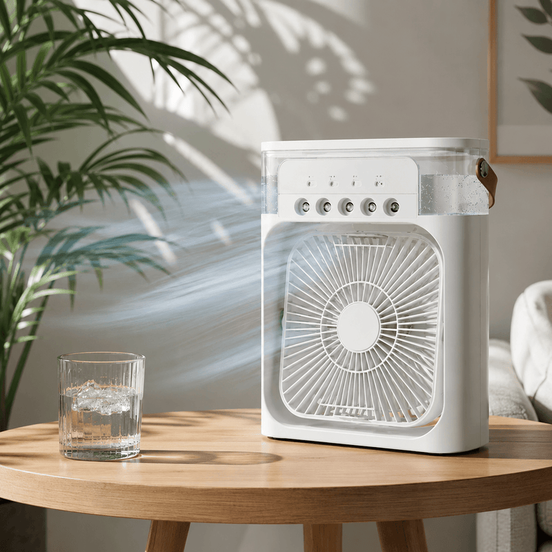 Ventilador Enfriador y Humidificador 3 en 1