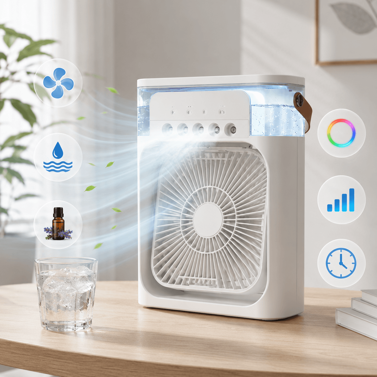 Ventilador Enfriador y Humidificador 3 en 1 - Tateline