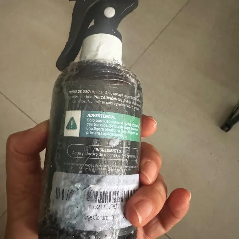 Etiqueta trasera con ingredientes y advertencias